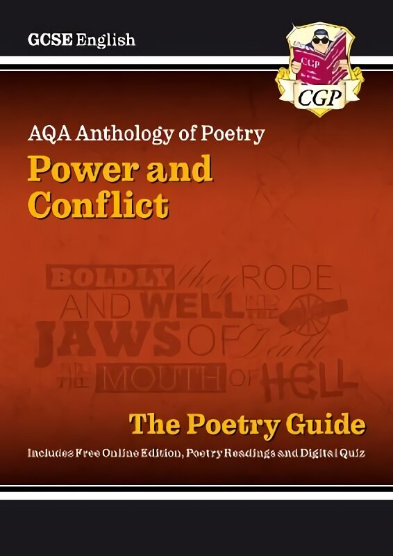 New GCSE English AQA Poetry Guide - Power & Conflict Anthology inc. Online Edition, Audio & Quizzes цена и информация | Noortekirjandus | kaup24.ee