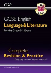 Grade 9-1 GCSE English Language and Literature Complete Revision & Practice (with Online Ed) hind ja info | Noortekirjandus | kaup24.ee