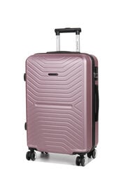 Keskmine reisikohver Airtex, 625/M, roosa värv hind ja info | Kohvrid, reisikotid | kaup24.ee