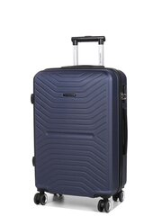 Keskmise reisikohver Airtex, 625/M, sinine värv цена и информация | Чемоданы, дорожные сумки | kaup24.ee