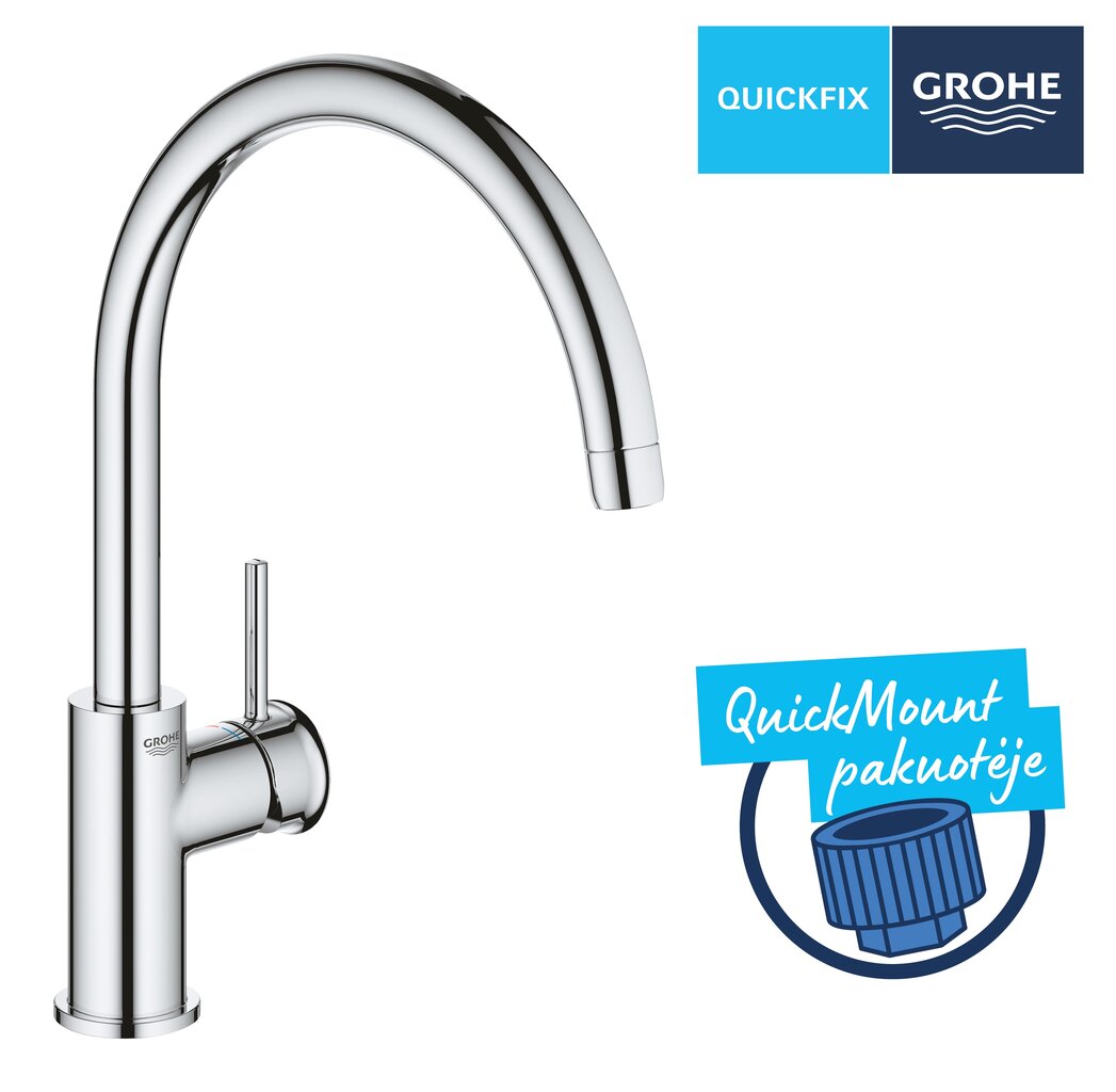 Grohe QuickFix Start Classic valamusegisti, 31553001 цена и информация | Köögisegistid | kaup24.ee