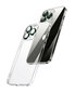 Rohelisest metallist kaamerakaitsega Crystal Clear Glass Apple iPhone 12 pro jaoks hind ja info | Telefoni kaaned, ümbrised | kaup24.ee