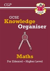 GCSE Maths Edexcel Knowledge Organiser - Higher цена и информация | Книги для подростков и молодежи | kaup24.ee