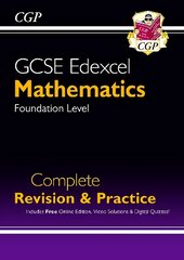 GCSE Maths Edexcel Complete Revision & Practice: Foundation inc Online Ed, Videos & Quizzes hind ja info | Noortekirjandus | kaup24.ee