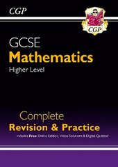 GCSE Maths Complete Revision & Practice: Higher inc Online Ed, Videos & Quizzes hind ja info | Noortekirjandus | kaup24.ee