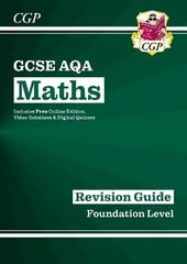 GCSE Maths AQA Revision Guide: Foundation inc Online Edition, Videos & Quizzes цена и информация | Книги для подростков и молодежи | kaup24.ee
