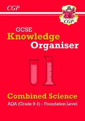 GCSE Combined Science AQA Knowledge Organiser - Foundation цена и информация | Книги для подростков и молодежи | kaup24.ee