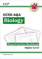 GCSE Biology AQA Exam Practice Workbook - Higher (includes answers) цена и информация | Книги для подростков и молодежи | kaup24.ee