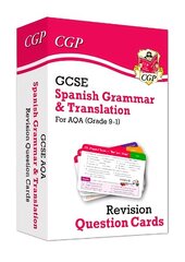 GCSE AQA Spanish: Grammar & Translation Revision Question Cards цена и информация | Книги для подростков и молодежи | kaup24.ee