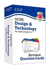 GCSE Design & Technology AQA Revision Question Cards hind ja info | Noortekirjandus | kaup24.ee