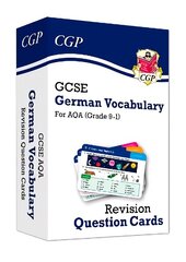 GCSE AQA German: Vocabulary Revision Question Cards hind ja info | Noortekirjandus | kaup24.ee