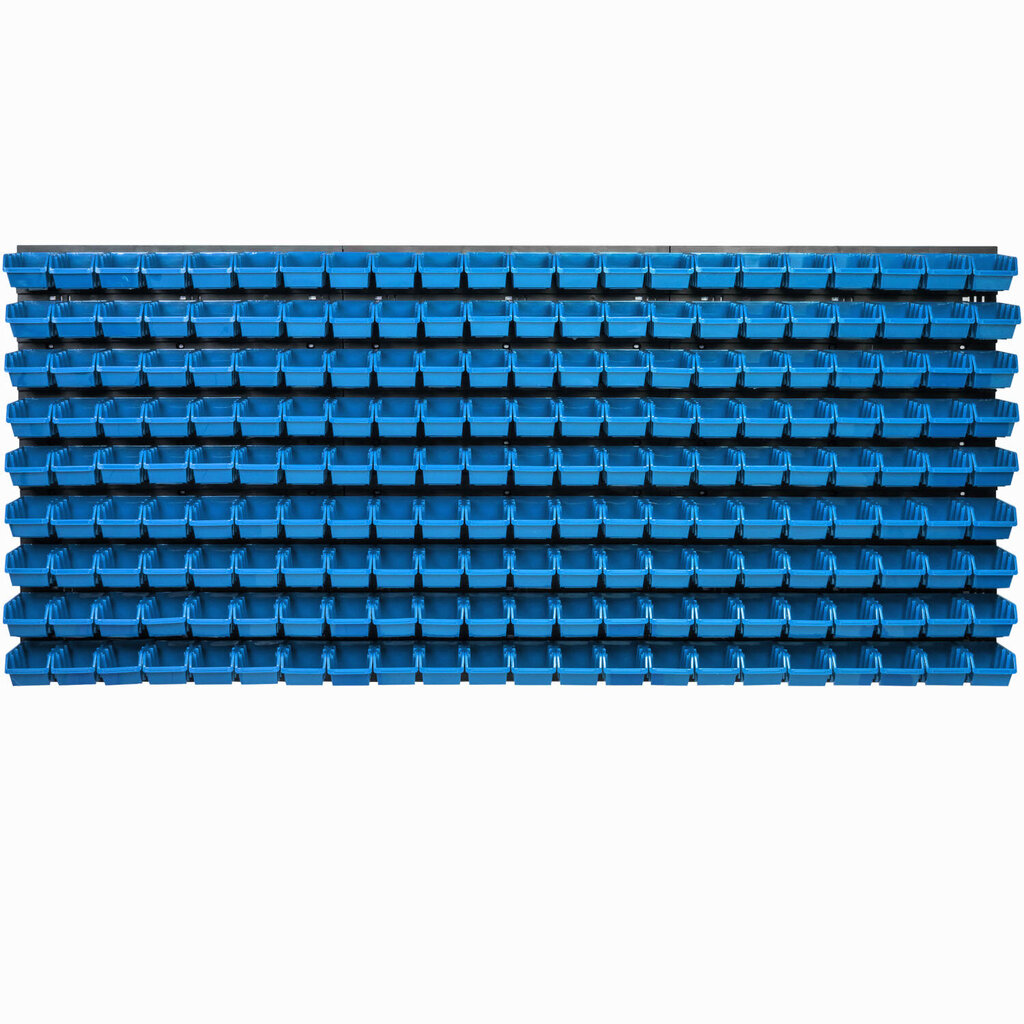 Hoiusüsteemi seinariiul 1728 x 780 mm, 198 tk kastid hind ja info | Tööriistakastid, tööriistahoidjad | kaup24.ee