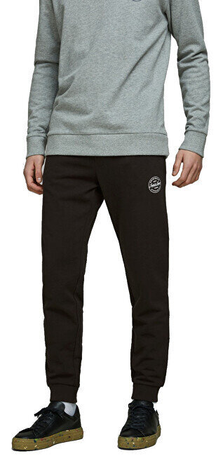 JJIGORDON JJSHARK SWEAT PANTS meeste püksid VIY NOOS Must hind ja info | Meeste püksid | kaup24.ee