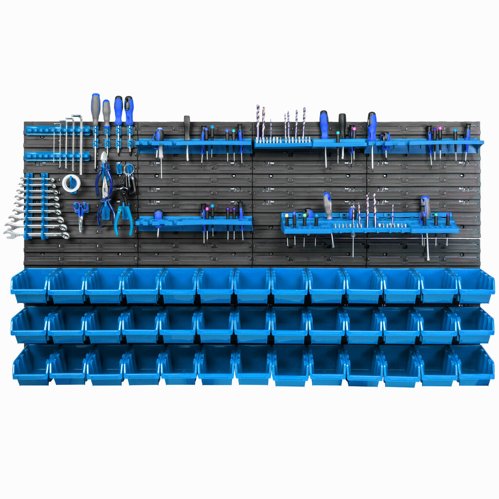 39 virnastatavat kasti seinariiuliga 154 x 78 cm цена и информация | Tööriistakastid, tööriistahoidjad | kaup24.ee