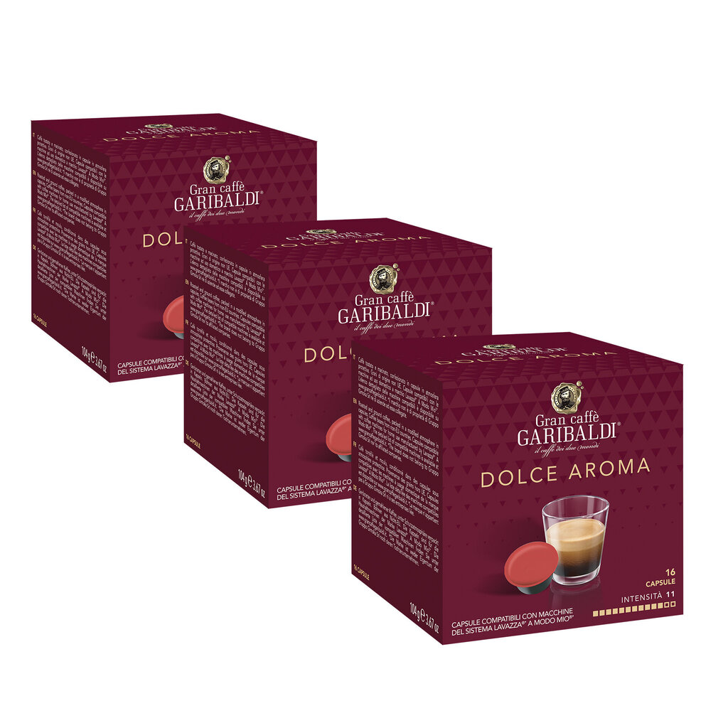 Kohvikapslid Lavazza A Modo Mio kohvimasinate, Gran Caffe Garibaldi - Dolce Aroma, 48 tk цена и информация | Kohv, kakao | kaup24.ee