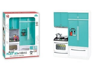 Игровой кухонный набор с аксессуарами Play at Home (синий) цена и информация | Игрушки для девочек | kaup24.ee