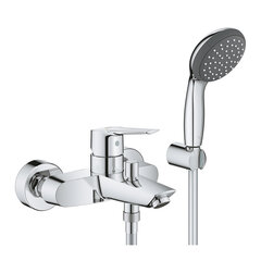 Комплект смеситель для ванной и ручной душ Grohe Start, 23413002 цена и информация | Смесители | kaup24.ee