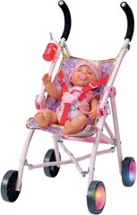Кукольная коляска Baby Born цена и информация | MUST Металлическая бутылочка с Ярким рисунком (без BPA) (500ml) для мальчиков от 3+ лет Серая с Машинкой | kaup24.ee