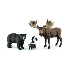 Набор фигурок: Дикие животные Северной Америки Schleich цена и информация | Игрушки для мальчиков | kaup24.ee