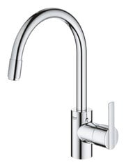 Смеситель для раковины GROHE QuickFIx Feel с выдвижным душем, хром, 32671002 цена и информация | Кухонные смесители | kaup24.ee