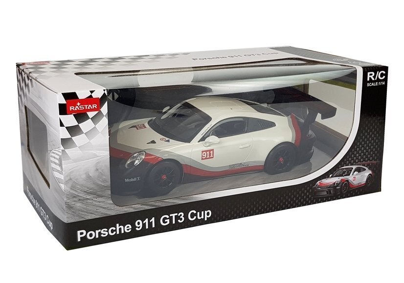 Kaugjuhitav Porsche 911 GT3 CUP, Rastar RC hind ja info | Tüdrukute mänguasjad | kaup24.ee