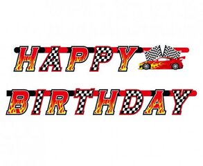 Kaunistusriba paberist "Happy Birthday", 220 x 17 см PF-GWYG hind ja info | Peokaunistused | kaup24.ee