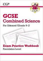 Grade 9-1 GCSE Combined Science: Edexcel Exam Practice Workbook - Foundation цена и информация | Книги для подростков и молодежи | kaup24.ee