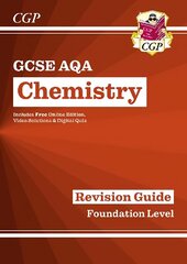 GCSE Chemistry AQA Revision Guide - Foundation includes Online Edition, Videos & Quizzes hind ja info | Noortekirjandus | kaup24.ee