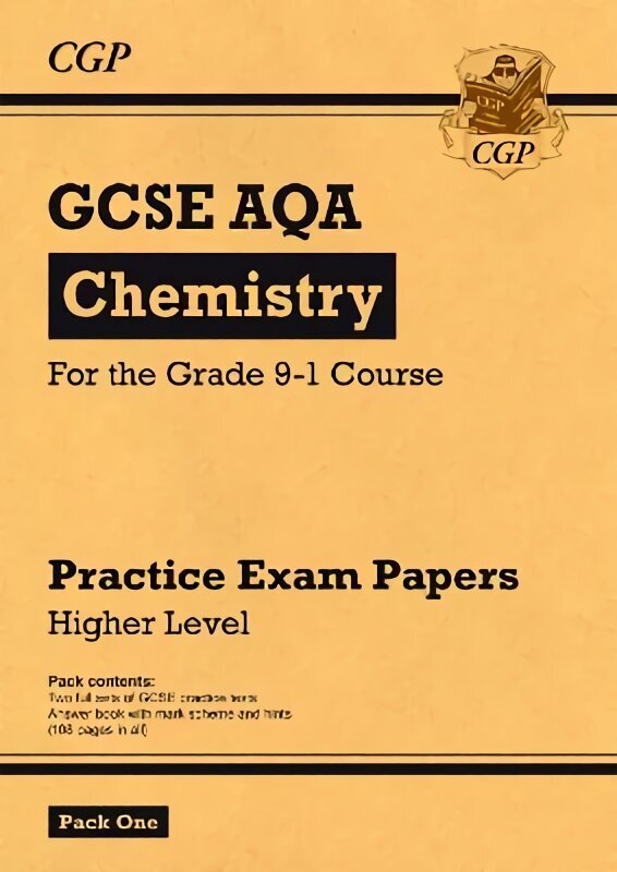 Grade 9-1 GCSE Chemistry AQA Practice Papers: Higher Pack 1 hind ja info | Noortekirjandus | kaup24.ee