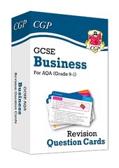 GCSE Business AQA Revision Question Cards цена и информация | Книги для подростков и молодежи | kaup24.ee