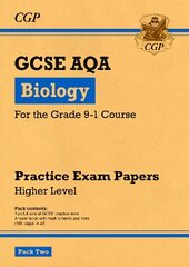 Grade 9-1 GCSE Biology AQA Practice Papers: Higher Pack 2 цена и информация | Книги для подростков и молодежи | kaup24.ee