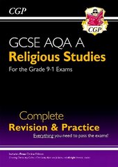 Grade 9-1 GCSE Religious Studies: AQA A Complete Revision & Practice with Online Edition hind ja info | Noortekirjandus | kaup24.ee