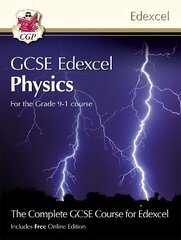 Grade 9-1 GCSE Physics for Edexcel: Student Book with Online Edition цена и информация | Книги для подростков и молодежи | kaup24.ee