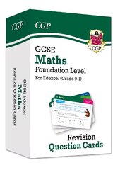 Grade 9-1 GCSE Maths Edexcel Revision Question Cards - Foundation цена и информация | Книги для подростков и молодежи | kaup24.ee