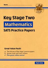 New KS2 Maths SATS Practice Papers: Pack 1 - for the 2023 tests (with free Online Extras) hind ja info | Noortekirjandus | kaup24.ee