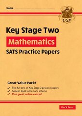 New KS2 Maths SATS Practice Papers: Pack 4 - for the 2023 tests (with free Online Extras) hind ja info | Noortekirjandus | kaup24.ee