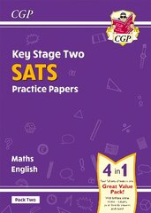 New KS2 Maths & English SATS Practice Papers: Pack 2 - for the 2023 tests (with free Online Extras) цена и информация | Книги для подростков и молодежи | kaup24.ee