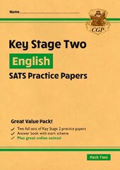 New KS2 English SATS Practice Papers: Pack 2 - for the 2023 tests (with free Online Extras) цена и информация | Книги для подростков и молодежи | kaup24.ee