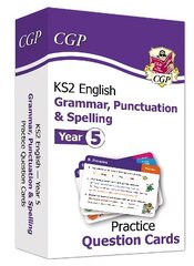 KS2 English Practice Question Cards: Grammar, Punctuation & Spelling - Year 5 hind ja info | Noortekirjandus | kaup24.ee