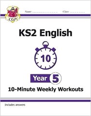 KS2 English 10-Minute Weekly Workouts - Year 5 hind ja info | Võõrkeele õppematerjalid | kaup24.ee