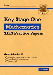 KS1 Maths SATS Practice Papers: Pack 1 (for the 2023 tests) hind ja info | Noortekirjandus | kaup24.ee