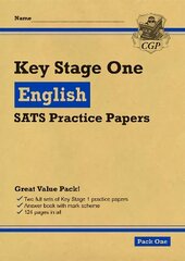 KS1 English SATS Practice Papers: Pack 1 (for the 2023 tests) цена и информация | Книги для подростков и молодежи | kaup24.ee