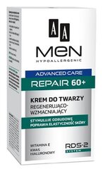 Taastav näokreem AA Men Advanced Care 60+ meestele 50 ml цена и информация | Кремы для лица | kaup24.ee