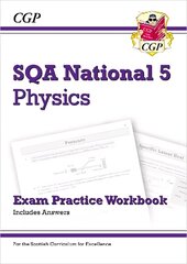 National 5 Physics: SQA Exam Practice Workbook - includes Answers цена и информация | Книги для подростков и молодежи | kaup24.ee