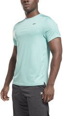 Мужская футболка Reebok Wor Ss Tech Tee HK4447/S, мятного цвета цена и информация | Мужские футболки | kaup24.ee