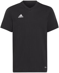 Футболки Adidas Ent22 Tee Y Black HC0443 HC0443/164 цена и информация | Рубашки для мальчиков | kaup24.ee