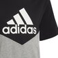 Poiste T-särk Adidas B Cb T Ess Black Grey HA4025 HA4025/128 цена и информация | Poiste särgid | kaup24.ee