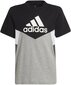 Poiste T-särk Adidas B Cb T Ess Black Grey HA4025 HA4025/128 hind ja info | Poiste särgid | kaup24.ee