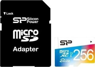 Silicon Power SP256GBSTXBU1V20SP 256 GB цена и информация | Карты памяти для фотоаппаратов, камер | kaup24.ee