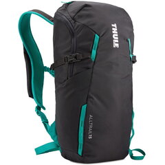 Туристический рюкзак Thule AllTrail 15л, obsidian gray/bluegrass blue цена и информация | Рюкзаки и сумки | kaup24.ee